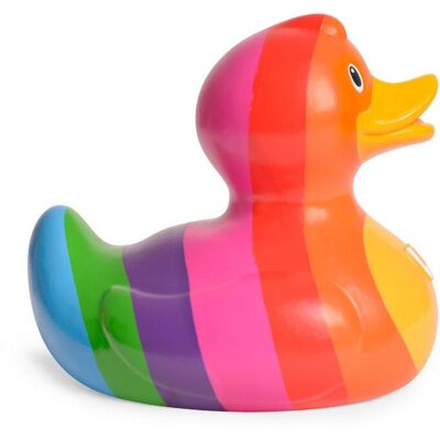 Bud Ducks Novelty Rubber Duck Bath Toy Rainbow Multicolor Bud Ducks Novelty Rubber Duck Bath Toy Rainbow Multicolor