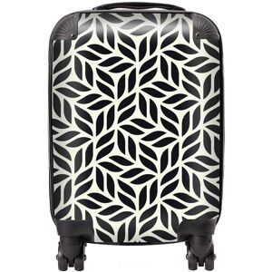 Warren Reed - Designer Modern Stylish Abstract Texture Suitcase in Black Size: Cabin Black Cabin Warren Reed - Designer Modern Stylish Abstract Texture Suitcase in Black Size: Cabin Black Cabin