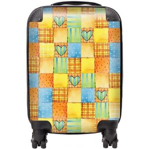 Warren Reed - Designer Baby Watercolour Blanket Pattern Suitcase in Yellow Size: Cabin Yellow Cabin Warren Reed - Designer Baby Watercolour Blanket Pattern Suitcase in Yellow Size: Cabin Yellow Cabin