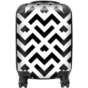 Warren Reed - Designer Black & White Abstract Pattern Suitcase Size: Mini Cabin Black Mini Cabin Warren Reed - Designer Black & White Abstract Pattern Suitcase Size: Mini Cabin Black Mini Cabin
