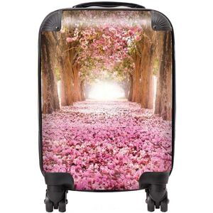 Warren Reed - Designer Pink Flower Tree Tunnel Suitcase Size: Cabin Pink Cabin Warren Reed - Designer Pink Flower Tree Tunnel Suitcase Size: Cabin Pink Cabin