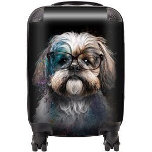 Warren Reed - Designer Lhasa Apso Splashart Suitcase Size: Mini Cabin Multicolor Mini Cabin Warren Reed - Designer Lhasa Apso Splashart Suitcase Size: Mini Cabin Multicolor Mini Cabin