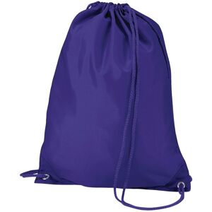 Quadra Gymsac Shoulder Carry Bag - 7 Litres in Purple Purple Quadra Gymsac Shoulder Carry Bag - 7 Litres in Purple Purple
