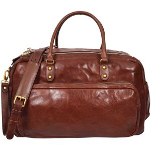 House of Leather Men's Real Leather Holdall Large Size Travel Duffle Organiser Bag Talbot Brown Brown Large House of Leather Men's Real Leather Holdall Large Size Travel Duffle Organiser Bag Talbot Brown Brown Large