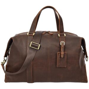 House of Leather Men's Real Leather Holdall Mid Size Weekend Overnight Bag Aspen Black in Brown Size: Medium Brown Medium House of Leather Men's Real Leather Holdall Mid Size Weekend Overnight Bag Aspen Black in Brown Size: Medium Brown Medium