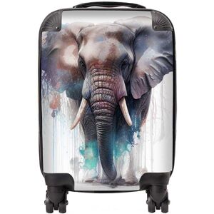 Warren Reed - Designer Elephant Splashart Suitcase in Yellow Size: Large Yellow Large Warren Reed - Designer Elephant Splashart Suitcase in Yellow Size: Large Yellow Large