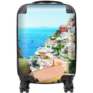 Warren Reed - Designer Positano With Flowers, Italy Suitcase in Green Size: Large Green Large Warren Reed - Designer Positano With Flowers, Italy Suitcase in Green Size: Large Green Large
