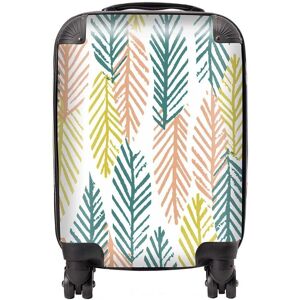 Warren Reed - Designer Scandinavian Style Foliage Suitcase in Green Size: Cabin Green Cabin Warren Reed - Designer Scandinavian Style Foliage Suitcase in Green Size: Cabin Green Cabin