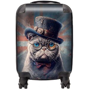 Warren Reed - Designer British Shorthair Cat Splashart Suitcase Size: Cabin Multicolor Cabin Warren Reed - Designer British Shorthair Cat Splashart Suitcase Size: Cabin Multicolor Cabin