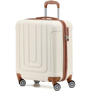 Flight Knight 56x45x25cm Cabin Suitcase EasyJet (Paid) Jet2 British Airways Approved in Cream Cream Cabin Flight Knight 56x45x25cm Cabin Suitcase EasyJet (Paid) Jet2 British Airways Approved in Cream Cream Cabin