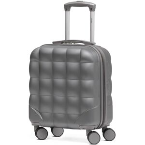 Flight Knight 45x36x20cm Hard Case Bubble Carry On Suitcase EasyJet Free Cabin Bag in Dark Grey Dark Grey Cabin Flight Knight 45x36x20cm Hard Case Bubble Carry On Suitcase EasyJet Free Cabin Bag in Dark Grey Dark Grey Cabin