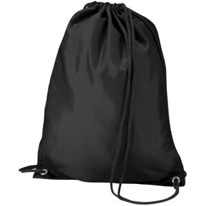 Quadra Gymsac Shoulder Carry Bag - 7 Litres Pack of 2 in Black Black Quadra Gymsac Shoulder Carry Bag - 7 Litres Pack of 2 in Black Black