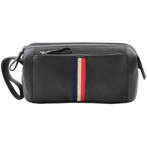 House of Leather Real Leather Toiletry Wash Bag Travel Wrist Pouch HOL951 Navy in Black Size: Small Black Small House of Leather Real Leather Toiletry Wash Bag Travel Wrist Pouch HOL951 Navy in Black Size: Small Black Small