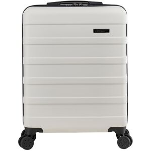 Cabin Max Anode 40L Cabin Suitcase 55x40x20 Built in Combination Lock, Lightweight, Hard Shell, 4 Wheels in White White Cabin Max Anode 40L Cabin Suitcase 55x40x20 Built in Combination Lock, Lightweight, Hard Shell, 4 Wheels in White White