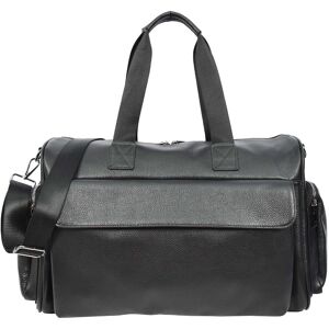 House of Leather Men's Real Leather Holdall Large Size Travel Weekend Organiser Bag Tunis Black Black Large House of Leather Men's Real Leather Holdall Large Size Travel Weekend Organiser Bag Tunis Black Black Large