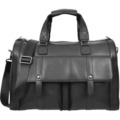 House of Leather Men's Real Leather Holdall Mid Size Weekend Overnight Bag Wellington Black Size: Large Black Large House of Leather Men's Real Leather Holdall Mid Size Weekend Overnight Bag Wellington Black Size: Large Black Large