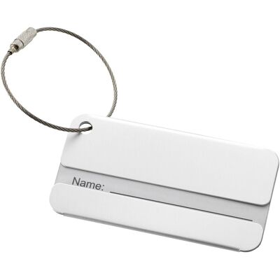 Bullet Discovery Luggage Tag in Silver Silver Bullet Discovery Luggage Tag in Silver Silver