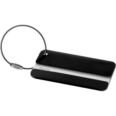 Bullet Discovery Luggage Tag in Black Black Bullet Discovery Luggage Tag in Black Black