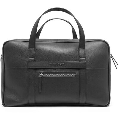 Bolongaro Trevor Men's Real Leather Berlin Weekend Bag in Black Black Bolongaro Trevor Men's Real Leather Berlin Weekend Bag in Black Black