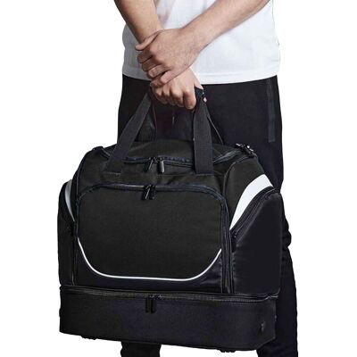 Quadra Men's Pro Team Hardbase Holdall in Black Black Quadra Men's Pro Team Hardbase Holdall in Black Black