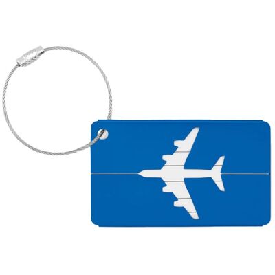 MidOcean Fly Aluminium Luggage Tag in Blue Blue MidOcean Fly Aluminium Luggage Tag in Blue Blue