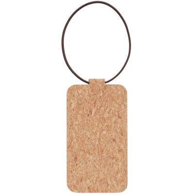 MidOcean Ovalis Cork Luggage Tag in Beige Beige MidOcean Ovalis Cork Luggage Tag in Beige Beige