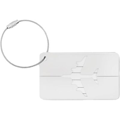 MidOcean Fly Aluminium Luggage Tag in Silver Silver MidOcean Fly Aluminium Luggage Tag in Silver Silver