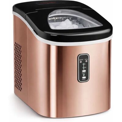 Cooks Professional Ice Maker Machine with Scoop & 2.2L Tank - Makes 14KG Per Day in Copper Copper Cooks Professional Ice Maker Machine with Scoop & 2.2L Tank - Makes 14KG Per Day in Copper Copper
