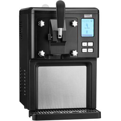 Cooks Professional Digital Luxury Soft Serve Ice Cream Maker Machine 1.5L with Self-Cooling Compressor in Black Black Cooks Professional Digital Luxury Soft Serve Ice Cream Maker Machine 1.5L with Self-Cooling Compressor in Black Black