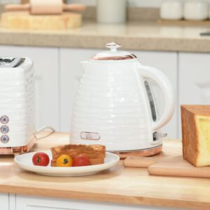HOMCOM Electric Kettle, Fast Boil, 1.7L, 3kW, Swivel in Cream Cream HOMCOM Electric Kettle, Fast Boil, 1.7L, 3kW, Swivel in Cream Cream