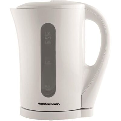 Hamilton Beach Essentials 1.7l Electric Kettle - White - Electric Kettle Hamilton Beach Essentials 1.7l Electric Kettle - White - Electric Kettle