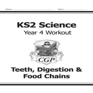 CGP Books KS2 Science Year 4 Workout: Teeth, Digestion & Food Chains Paperback Book Multicolor CGP Books KS2 Science Year 4 Workout: Teeth, Digestion & Food Chains Paperback Book Multicolor