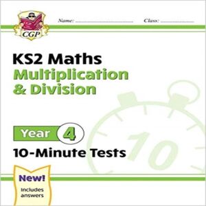 CGP Books KS2 Year 4 Maths 10-Minute Tests: Multiplication & Division Book Multicolor CGP Books KS2 Year 4 Maths 10-Minute Tests: Multiplication & Division Book Multicolor