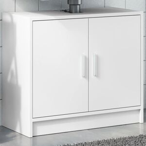 Berkfield Home Sink Cabinet White 63x29x55 cm Engineered Wood Size: 63 x 29 x 55 cm White 63 x 29 x 55 cm Berkfield Home Sink Cabinet White 63x29x55 cm Engineered Wood Size: 63 x 29 x 55 cm White 63 x 29 x 55 cm