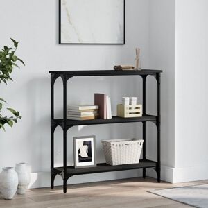 Berkfield Home Console Table Black 75x22.5x75 cm Engineered Wood Black 75x22.5x75 cm Berkfield Home Console Table Black 75x22.5x75 cm Engineered Wood Black 75x22.5x75 cm