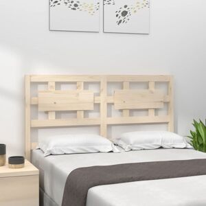 Berkfield Home Bed Headboard 125.5x4x100 cm Solid Wood Pine in Brown Brown 125.5x4x100 cm Berkfield Home Bed Headboard 125.5x4x100 cm Solid Wood Pine in Brown Brown 125.5x4x100 cm