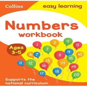 Collins Easy Learning Numbers Workbook Ages 3-5 Paperback Multicolor Collins Easy Learning Numbers Workbook Ages 3-5 Paperback Multicolor