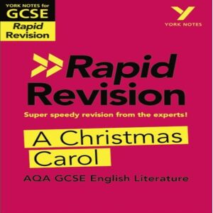 Lyn Lockwood York Notes for AQA GCSE (9-1) Rapid Revision Guide: A Christmas Carol - catch up, revise & be ready for the 2025 & 2026 exams Book Multicolor Lyn Lockwood York Notes for AQA GCSE (9-1) Rapid Revision Guide: A Christmas Carol - catch up, revise & be ready for the 2025 & 2026 exams Book Multicolor