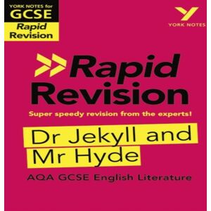 Anne Rooney York Notes for AQA GCSE (9-1) Rapid Revision Guide: Jekyll & Hyde - catch up, revise & be ready for the 2025 & 2026 exams Book Multicolor Anne Rooney York Notes for AQA GCSE (9-1) Rapid Revision Guide: Jekyll & Hyde - catch up, revise & be ready for the 2025 & 2026 exams Book Multicolor