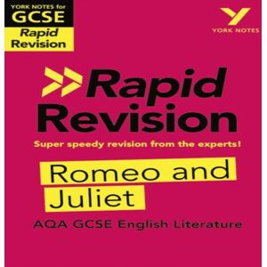 Jo Heathcote York Notes for AQA GCSE (9-1) Rapid Revision Guide: Romeo & Juliet - catch up, revise & be ready for the 2025 & 2026 exams Book Multicolor Jo Heathcote York Notes for AQA GCSE (9-1) Rapid Revision Guide: Romeo & Juliet - catch up, revise & be ready for the 2025 & 2026 exams Book Multicolor