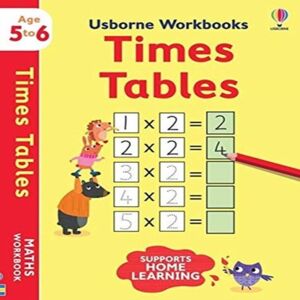 Holly Bathie Usborne Workbooks Times tables 5-6 Book Multicolor Holly Bathie Usborne Workbooks Times tables 5-6 Book Multicolor