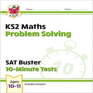 CGP Books KS2 Maths SAT Buster 10-Minute Tests - Problem Solving (for the 2025 tests) Paperback Book Multicolor CGP Books KS2 Maths SAT Buster 10-Minute Tests - Problem Solving (for the 2025 tests) Paperback Book Multicolor