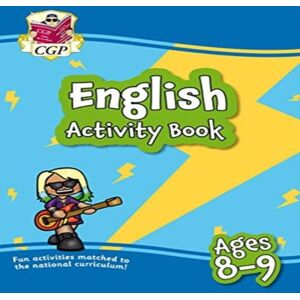 CGP Books English Activity Book for Ages 8-9 (Year 4) Paperback Multicolor CGP Books English Activity Book for Ages 8-9 (Year 4) Paperback Multicolor