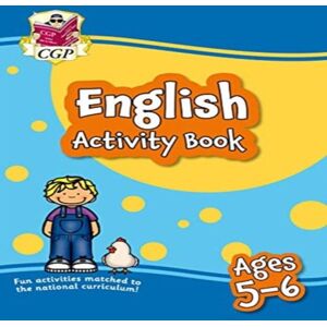 CGP Books English Activity Book for Ages 5-6 (Year 1) Paperback Multicolor CGP Books English Activity Book for Ages 5-6 (Year 1) Paperback Multicolor