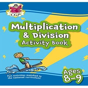 CGP Books Multiplication & Division Activity Book for Ages 8-9 (Year 4) Multicolor CGP Books Multiplication & Division Activity Book for Ages 8-9 (Year 4) Multicolor
