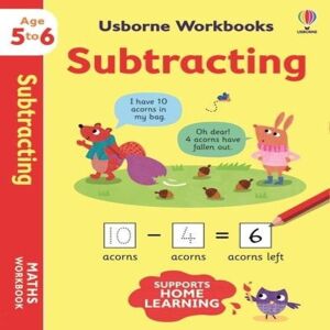 Holly Bathie Usborne Workbooks Subtracting 5-6 Book Multicolor Holly Bathie Usborne Workbooks Subtracting 5-6 Book Multicolor