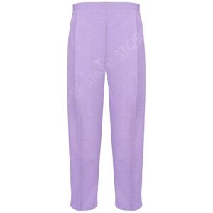 MyShoeStore Women's Pack of 2 Half Elasticated Waist Band Straight Leg Trousers in Lilac Size: 24R Lilac 24R MyShoeStore Women's Pack of 2 Half Elasticated Waist Band Straight Leg Trousers in Lilac Size: 24R Lilac 24R