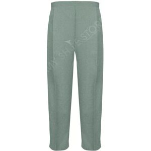 MyShoeStore Women's Pack of 2 Half Elasticated Waist Band Straight Leg Trousers in Pale Green Size: 18XS Pale Green 18XS MyShoeStore Women's Pack of 2 Half Elasticated Waist Band Straight Leg Trousers in Pale Green Size: 18XS Pale Green 18XS