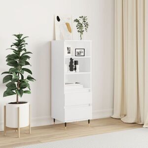 Berkfield Home Highboard White 40x36x110 cm Engineered Wood Size: 40 x 36 x 110 cm White 40 x 36 x 110 cm Berkfield Home Highboard White 40x36x110 cm Engineered Wood Size: 40 x 36 x 110 cm White 40 x 36 x 110 cm