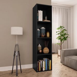 Berkfield Home Book Cabinet/TV Cabinet Black 36x30x143 cm Engineered Wood Size: 36 x 30 x 143 cm Black 36 x 30 x 143 cm Berkfield Home Book Cabinet/TV Cabinet Black 36x30x143 cm Engineered Wood Size: 36 x 30 x 143 cm Black 36 x 30 x 143 cm